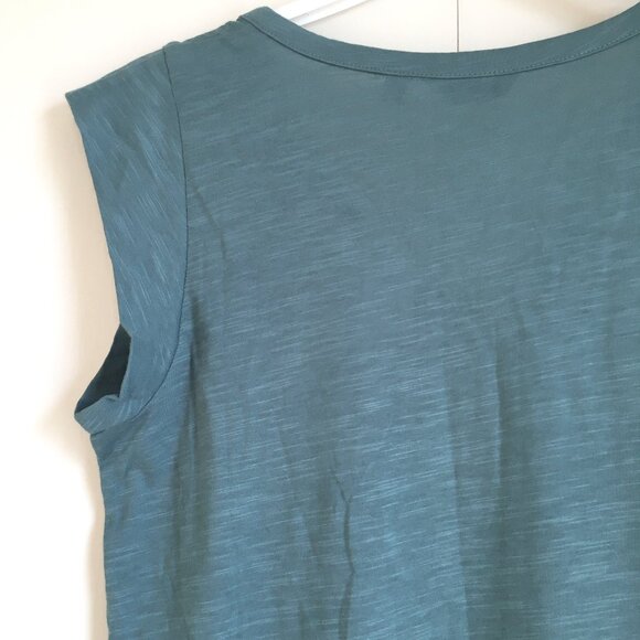 NWT Cadet Blue Polo Muscle Sleeve Cotton Tee - Picture 5 of 13